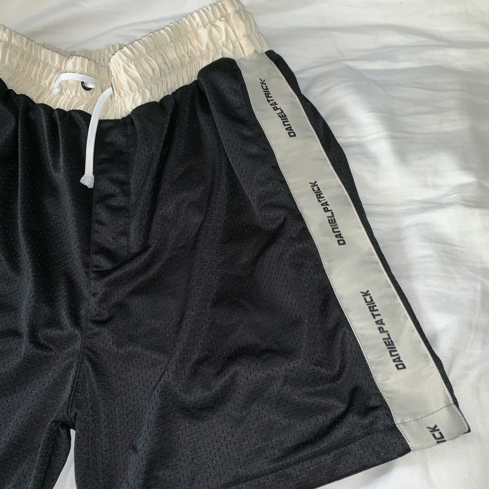 Daniel Patrick Mesh Gym Shorts W/ Logo Side Bands